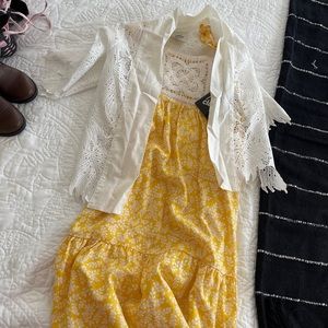 NWT art class maxi dress with cardigan